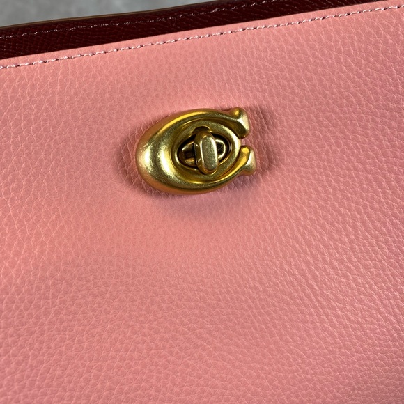 Coach Willow Bucket Bag Color Block Purse Crossbody - Picture 10 of 11